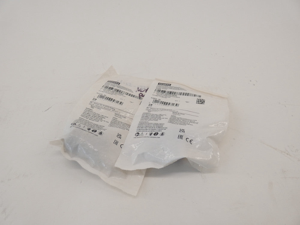 *Lot of 2* Siemens 3SU1001-0AB50-0AA0 Illuminated Pushbutton Blue - NEW Surplus!
