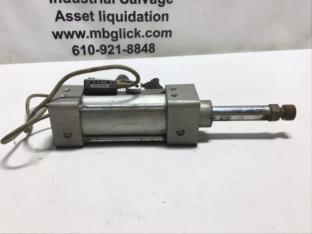 SMC NCDA1S150-0200A-A54-XA-20F Pneumatic Cylinder 250PSI 1.70MPa Max Press