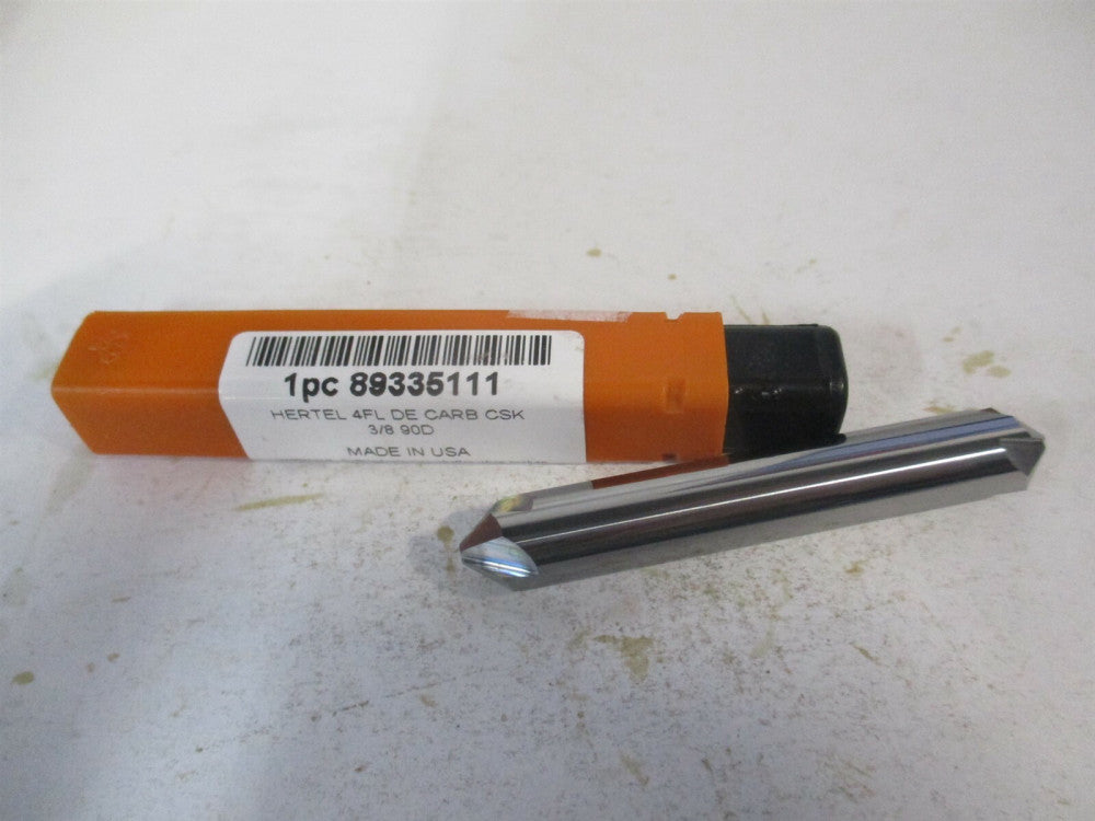 (334-205070) 3/8" x 3/8" x 2-1/2" OAL 4 Flute 90° Solid Carbide Countersink