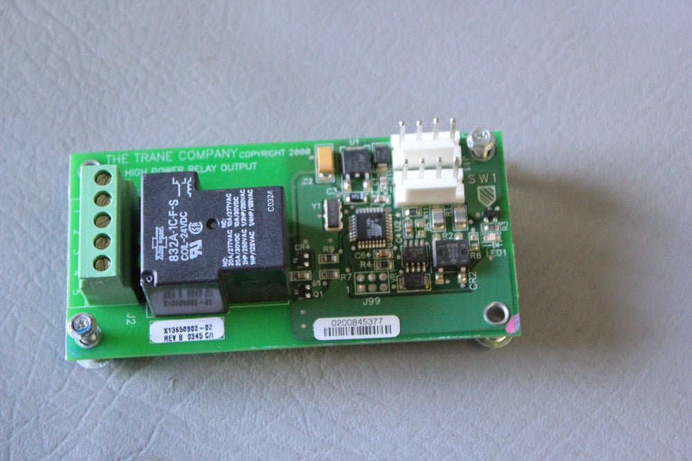 THE TRANE COMPANY X13650902-02 REV B HIGH POWER RELAY OUTPUT MODULE