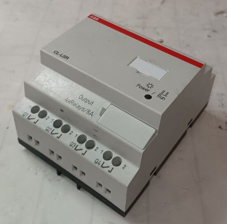 ABB 1SVR440713R0200 CL-LSR.CX12AC2 LOGIC I/O RELAY 10A 240 VAC 24 VDC 8 IN 4 OUT