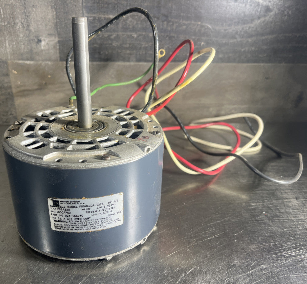 Nos Surplus EMERSON MODEL F55HXCGR-1326 208/230V 1/8HP