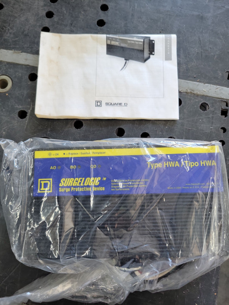 Square D Surgelogic Surge Protector Type TVS2HWA50X 50KA 208/120V NEW OLD STOCK