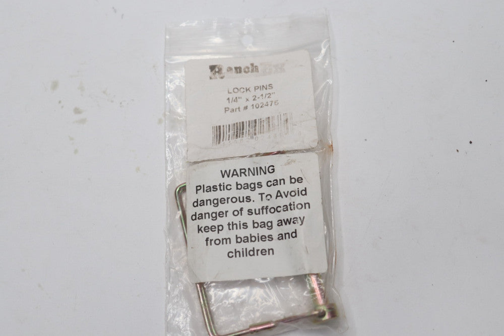 Ranch Square Locking Pin 1/4" Pin Dia. x 2-1/2" L 102475