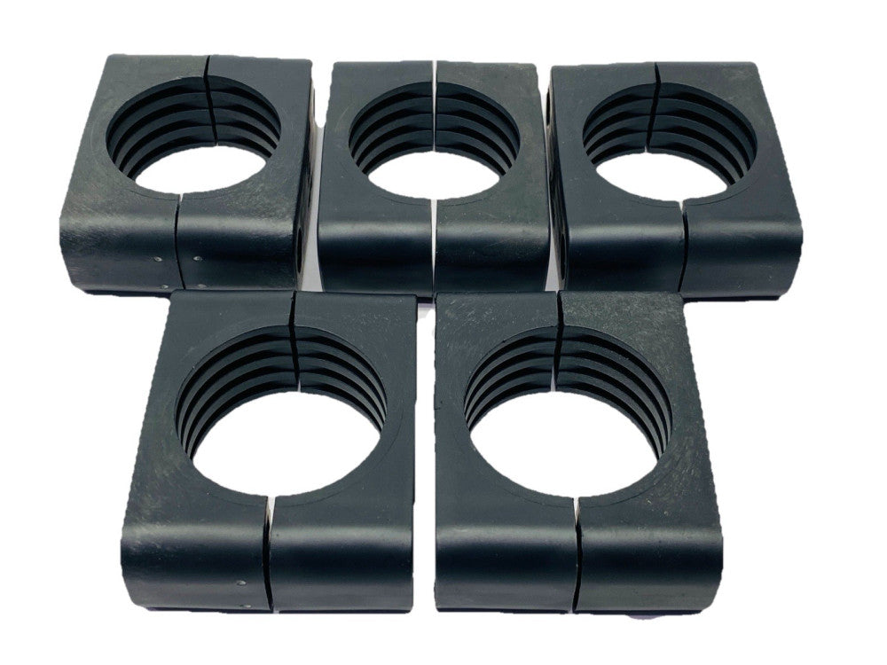 Parker 6508-PP Inch Tube and Hose Clamps 2" LOT OF 5
