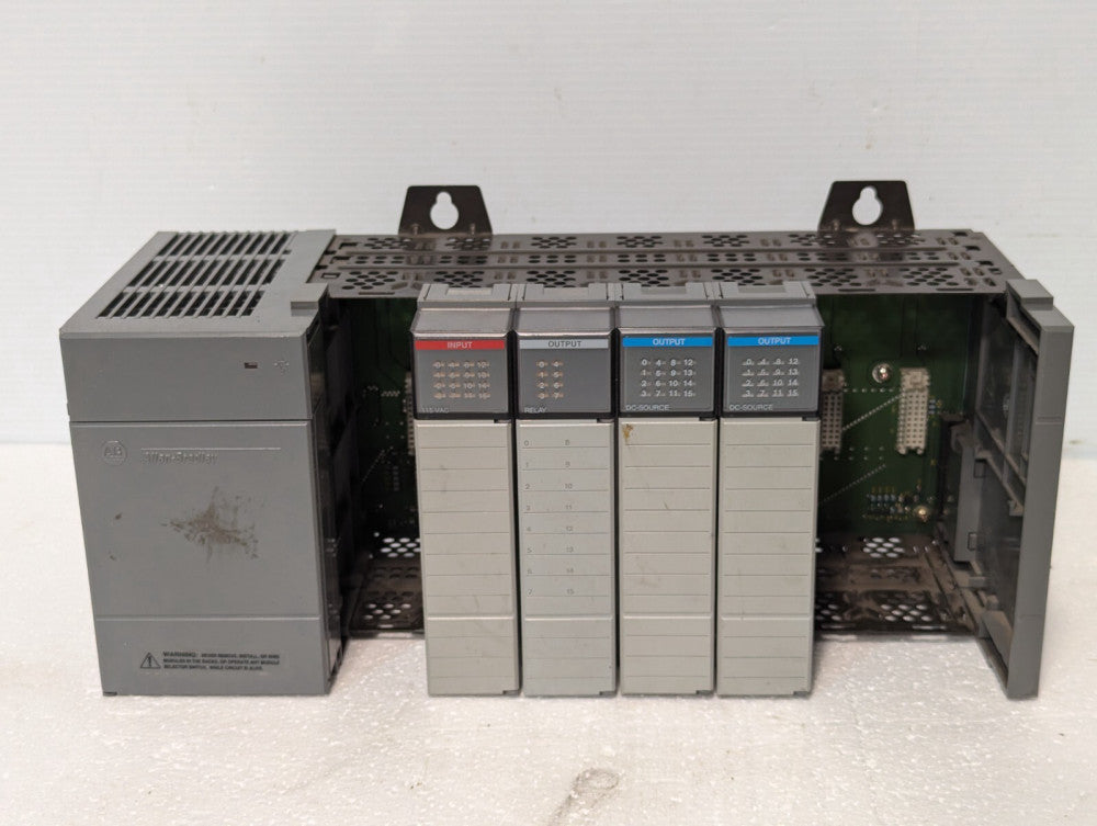 Allen Bradley 1746-A7, SLC 500 7-Slot Rack, Power Supply, more
