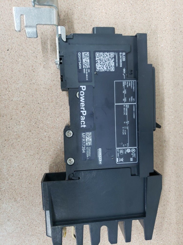NTO SQD BJA160205 (1 Pole/ 20 Amp "C" Phase)