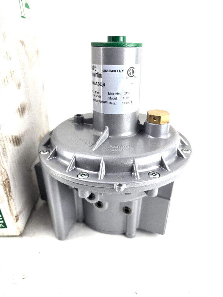 NEW Pietro Fiorentini 1 1/2” Gas Regulator/Governor F31154-5BP VL CAP