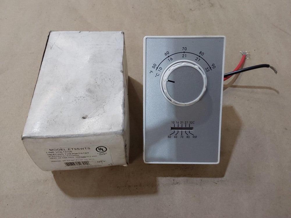 TPI ET9SWTS Heat Only Thermostat Wire Leads 50 - 90F
