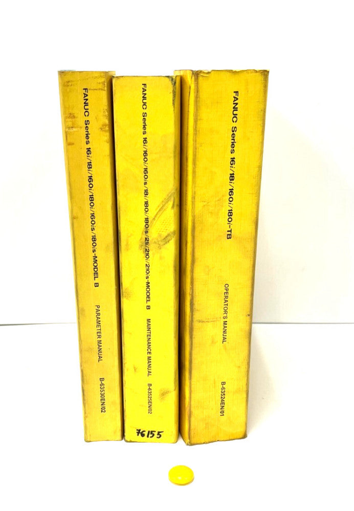 FANUC SERIES 16i-TB, 16i/160i/160is MODEL B & 16i-TB MANUALS LOT OF 3