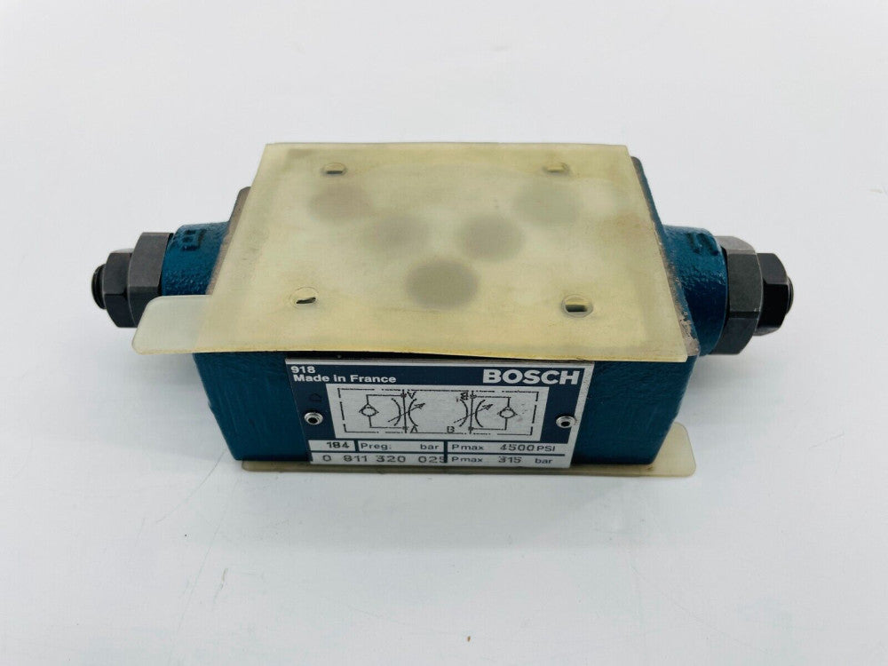 New Bosch 0811320025 Hydraulic Check Valve 4500 PSI 315 Bar 0-811-320-025