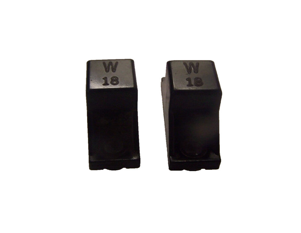 2) ALLEN BRADLEY W STYLE OVERLOAD HEATER ELEMENTS W18 LOT OF 2