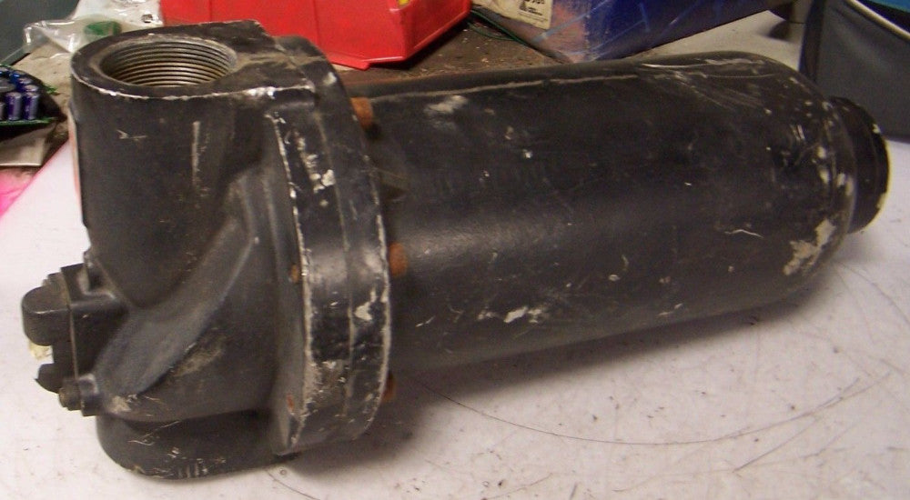 2" ALUMINUM FILTER HOUSING SIDE CONNECTIONS 19" TALL