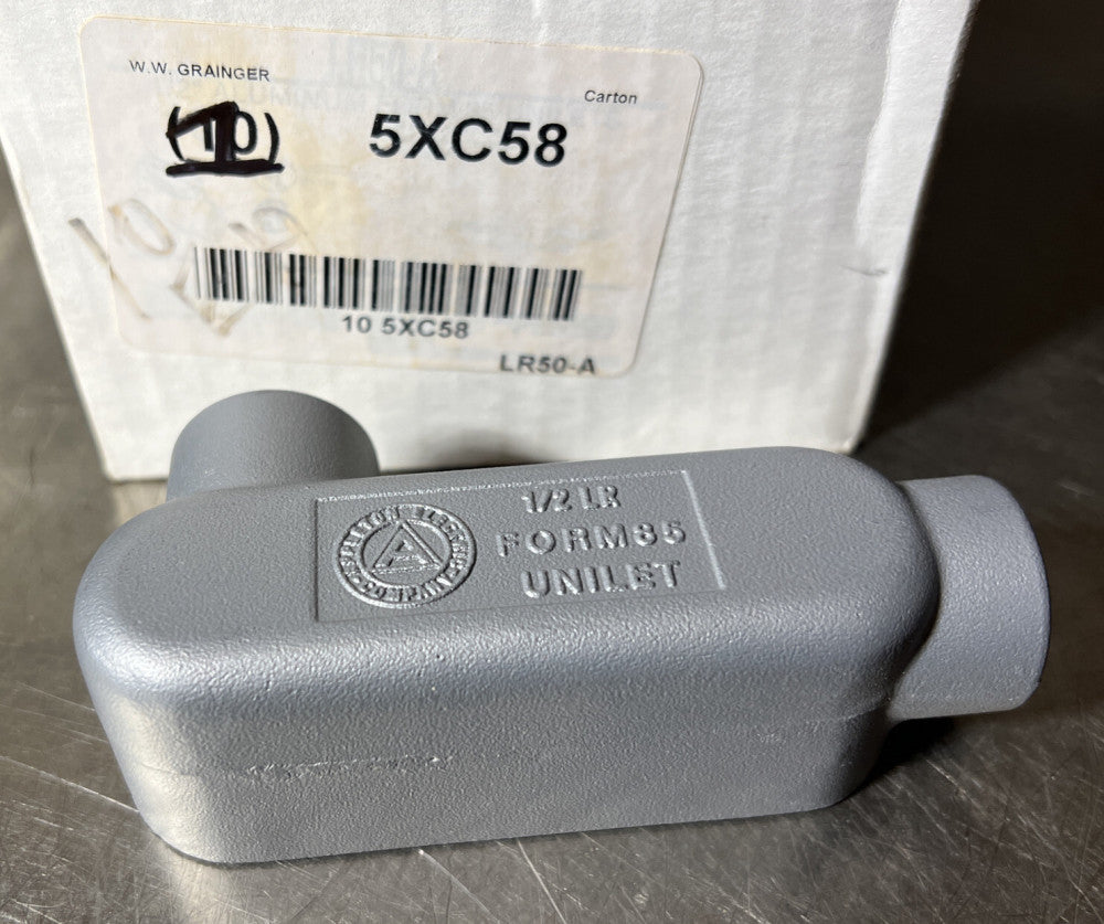 Appleton LR50-A 1/2" Aluminum Conduit Body Nos Surplus