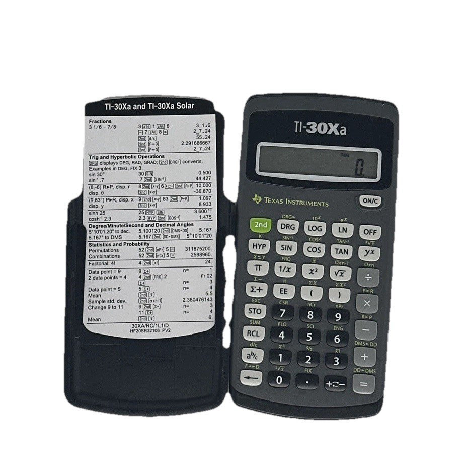 Texas Instruments TI-30Xa 10-Digit Scientific Calculator With Cover