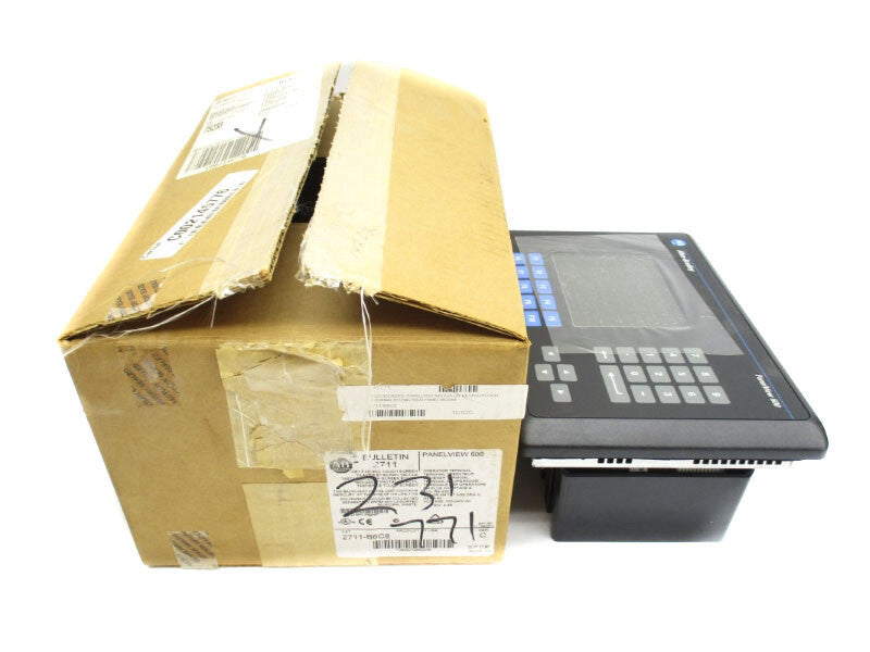 ALLEN BRADLEY 2711-B6C8 SER. C F/W 4.48 100-240VAC 0.6-0.3A NSMP
