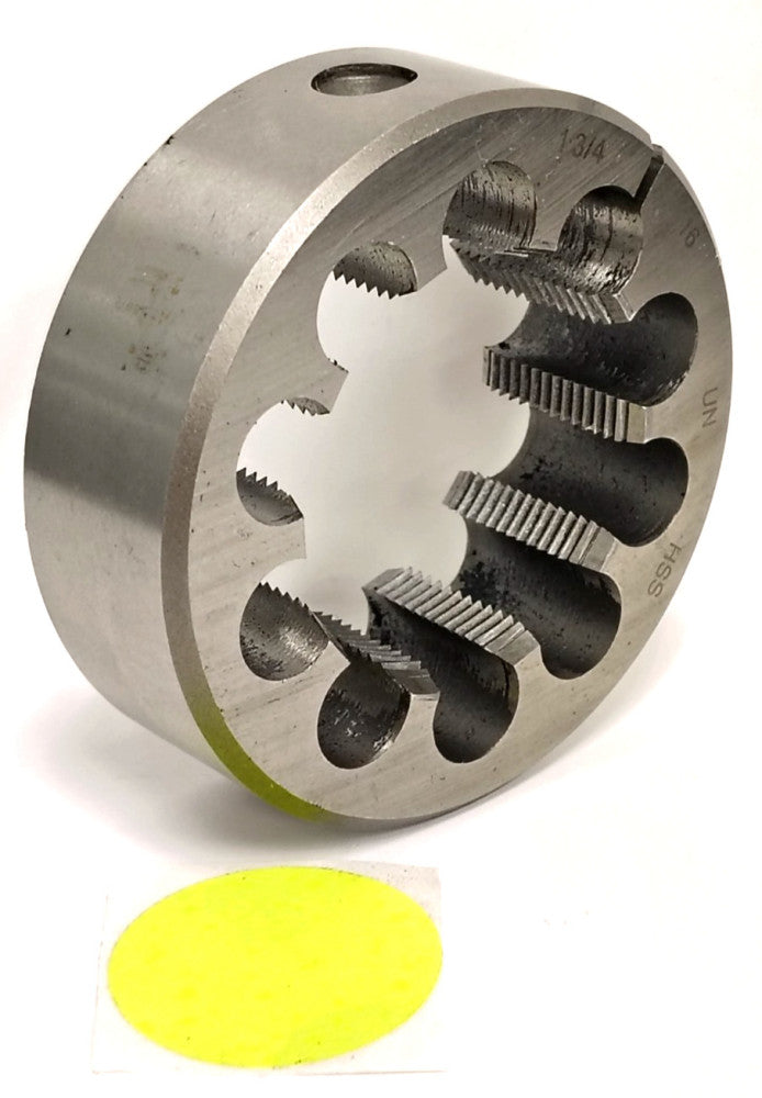 UNBRANDED 1-3/4"-16 ROUND THERAD DIE UN 3" OAD 1" WIDTH