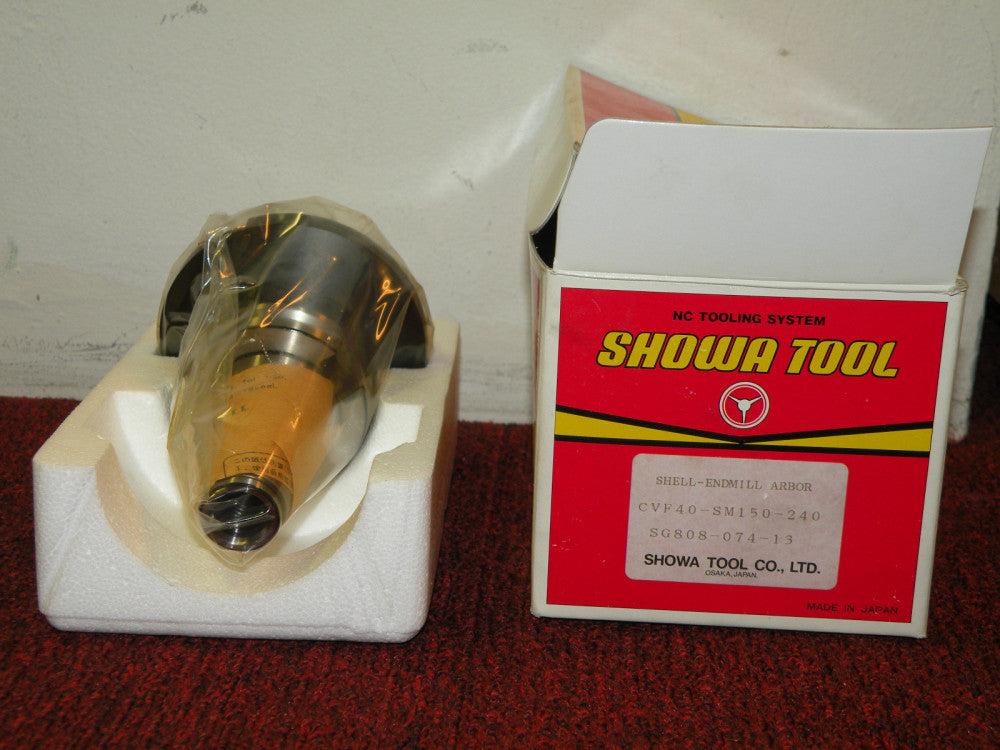 NEW CVF40 1-1/2" 1.500" Arbor Shell / Face Mill Holder Showa Japan 2.40" Gage