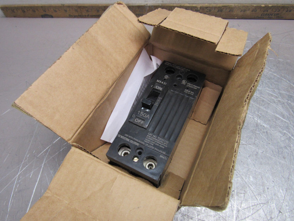 GE TQD22150WL 150AMP 240V 2POLE MODEL-1 MOLDED CASE BREAKER LINE&LOAD LUGS NIB !