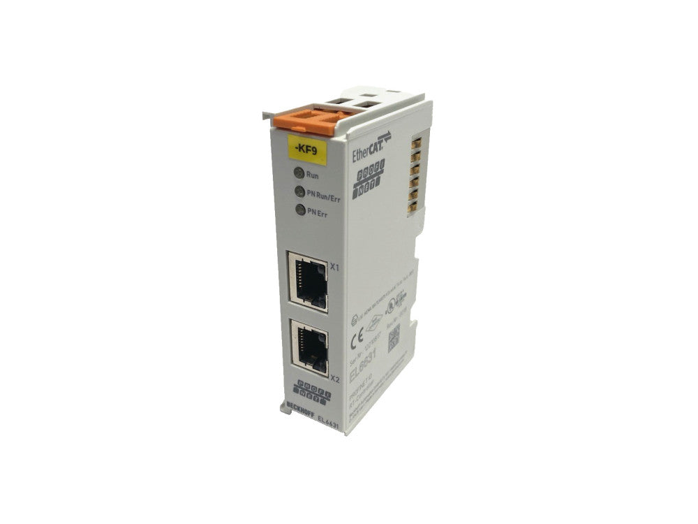 Beckhoff EL6631 EtherCAT 2-Port Communication Interface, PROFINET RT, Controller