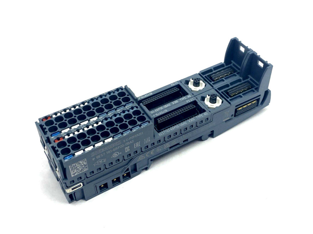 Siemens 6ES7193-6BP00-0BA0 SIMATIC ET 200SP, Base Unit, Type A0 LOT OF 2