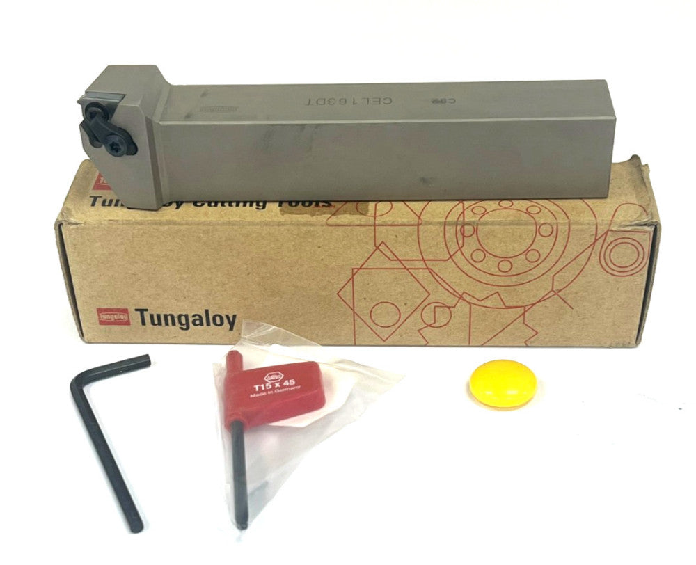 TUNGALOY 9043721 CEL163DT CUTTING TOOL FACE GROOVING TURNING OPERATION OAL 5-7/8