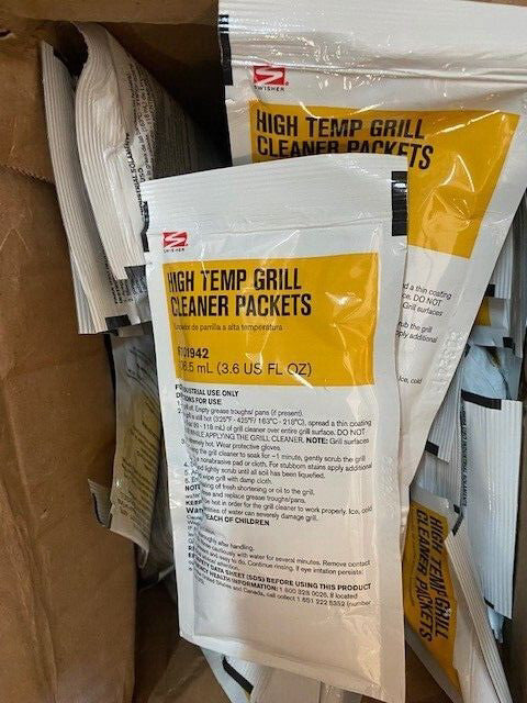 (30-Pack) Swisher High Temp Grill Cleaner Packets 6101942 3.6 fl oz