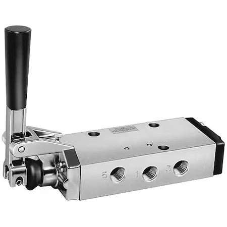 Parker 422Cr024w Manual Air Control Valve,4-Way,3/8In Npt