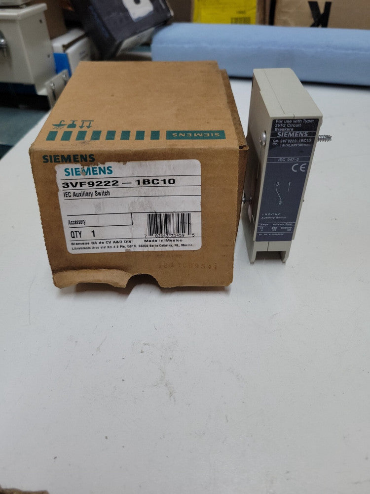 NEW OLD STOCK! SIEMENS 3VF9222-1BC10 IEC AUXILIARY SWITCH
