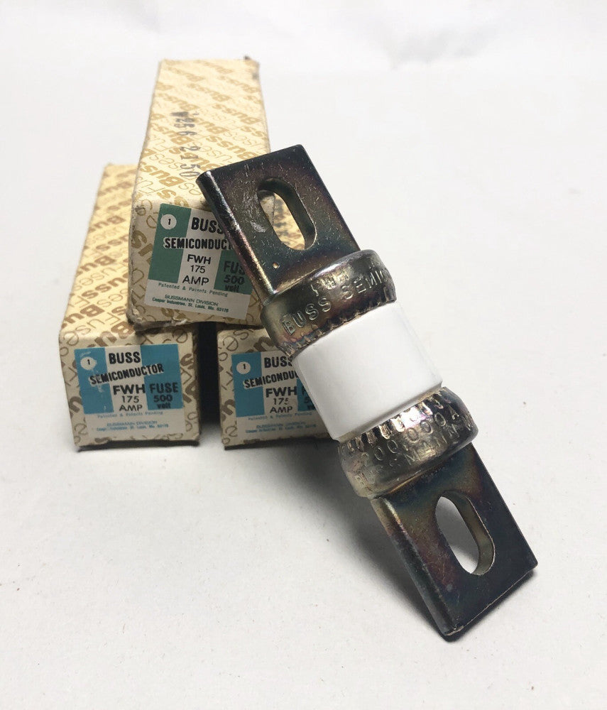 Lot 3 Buss FWH 175 Amp Fuses 500V