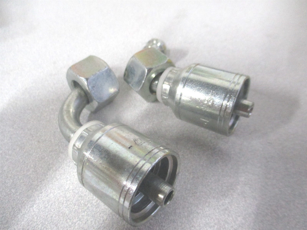 (HY04-04BPF90T) Female 90 degree degree Elbow Swivel with Tube - Lot of 2