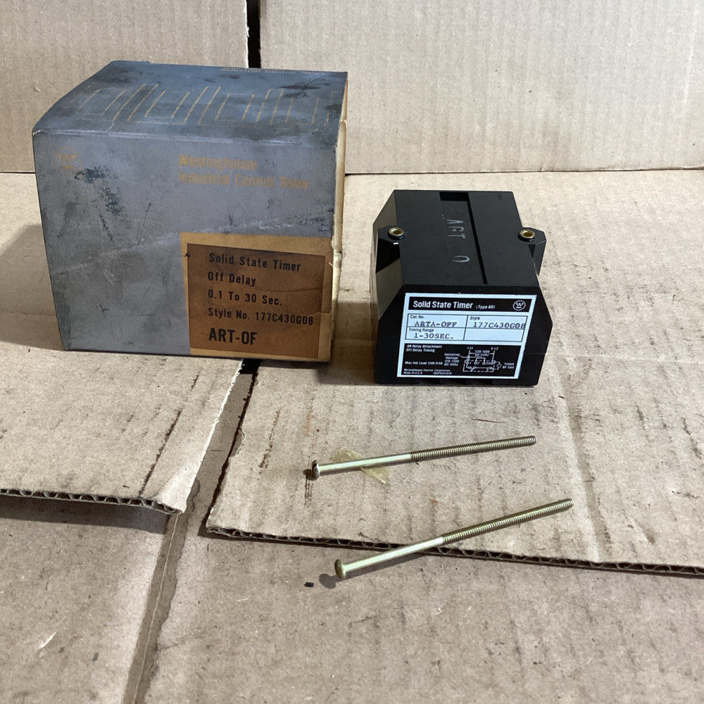 Westinghouse Solid State Timer ARTA-0FF 177C430G08 NOS