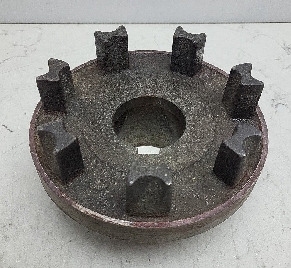 Electric Motor Jaw Coupling Hub 50mm Bore 160mm Outside Dia *See Pictures
