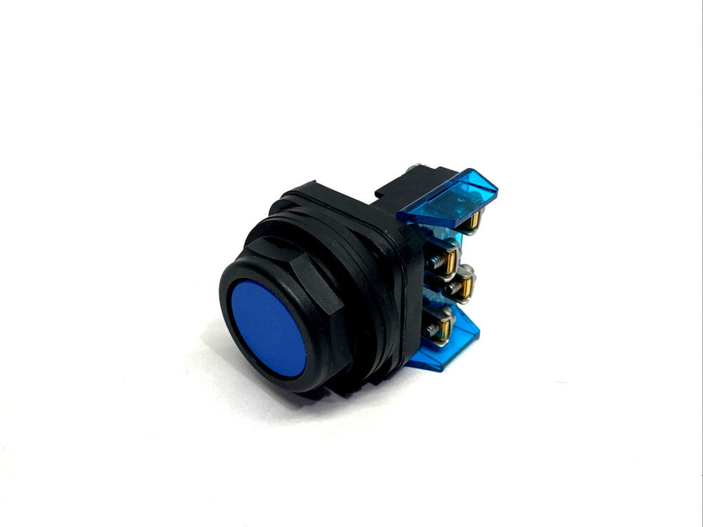Allen Bradley 800H-AR7A 30mm Momentary Pushbutton, Blue, 1NO 1NC