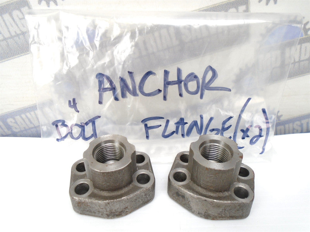 (Lot of 2) ANCHOR - Deep Socket 4-Bolt Flange 3/4" X 16 (THREAD) - (NEW in BOX)