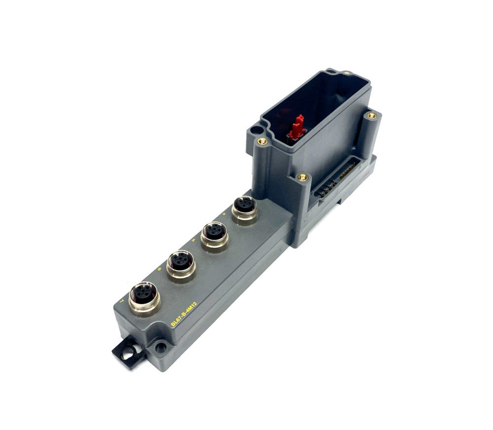 Turck BL67-B-4M12 Base Module, I/O Module Rack, x4 M12 5-Pin Female, 6827187