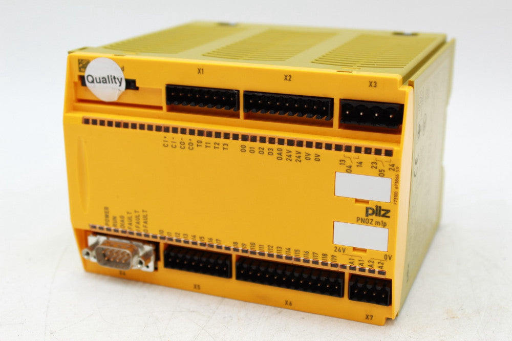 Pilz PNOZ m1p Safety Relay Module (No Wire Harnesses)