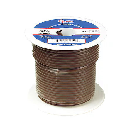 Battery Doctor 87-2021 Primary Wire, Gpt, 20 Awg, 1C C, Brown, Pvc, Stranded,