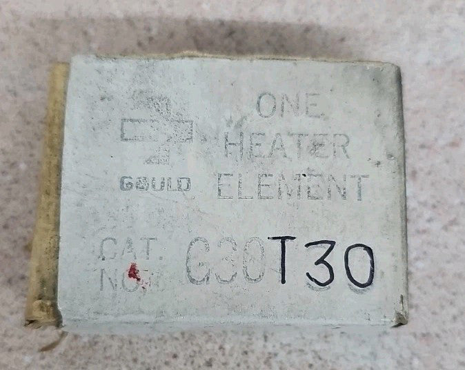 Telemecanique G30T30 Heater Element NOS