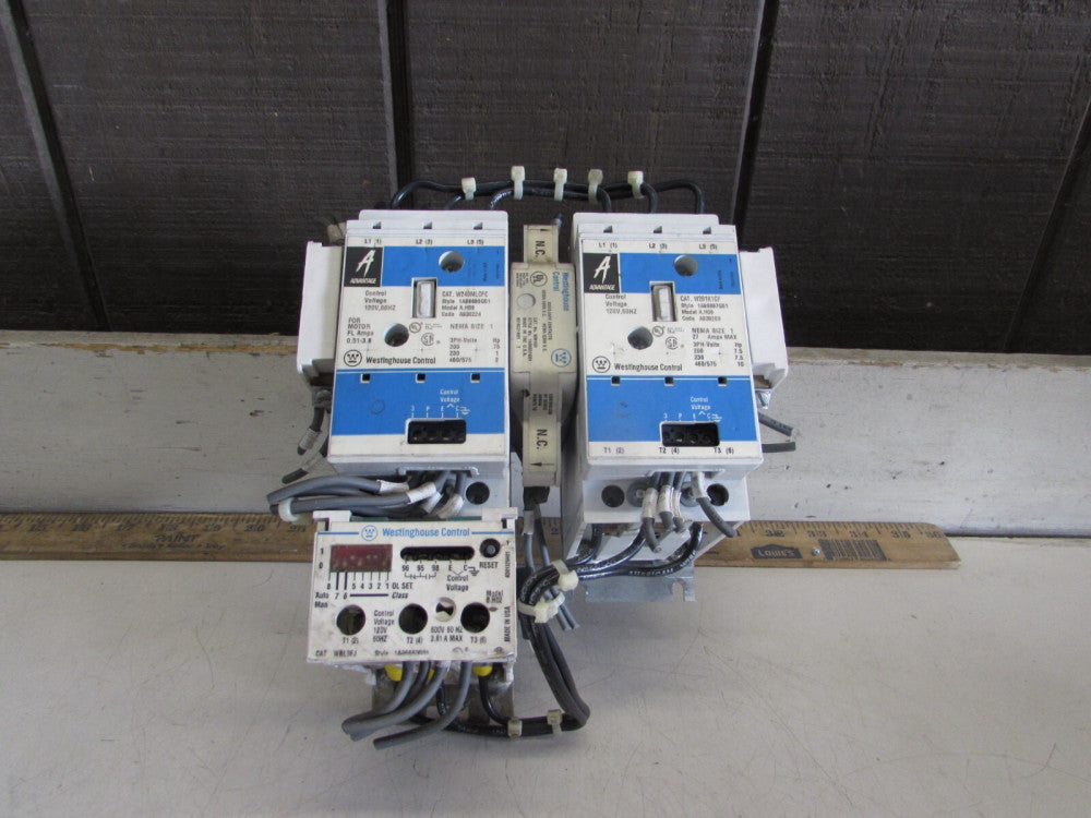CUTLER-HAMMER/WESTINGHOUSE REVERSING STARTER,W240MLCFC,SIZE 1,120V,MAKE OFFER!