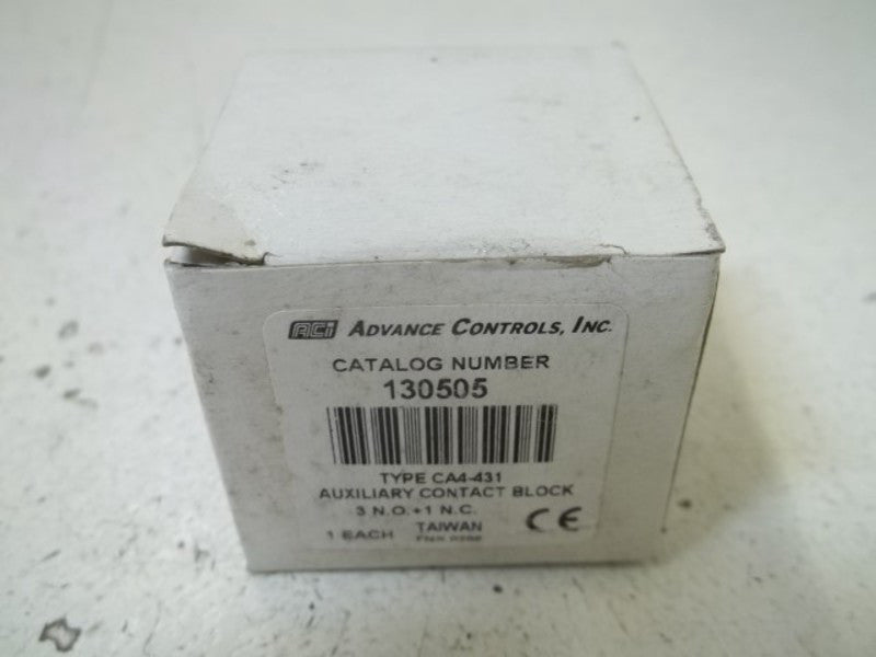 ACI 130505 TYPE CA4-431 AUXILIARY CONTACT BLOCK NSMP