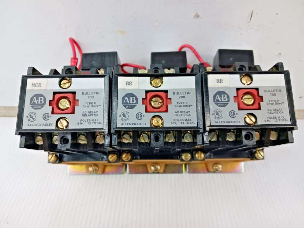 Allen Bradley 10 Amp AC Control Relay 120V Coil 700-P400A1 W/ Surge Protector