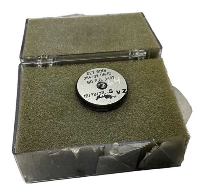 JOHNSON GAGE .164-32 UNJC .1437 SET RING