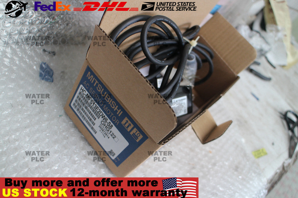 One Mitsubishi HC-MFS13E2DW6-S8 HCMFS13E2DW6S8 AC Servo Motor New Expedited Ship