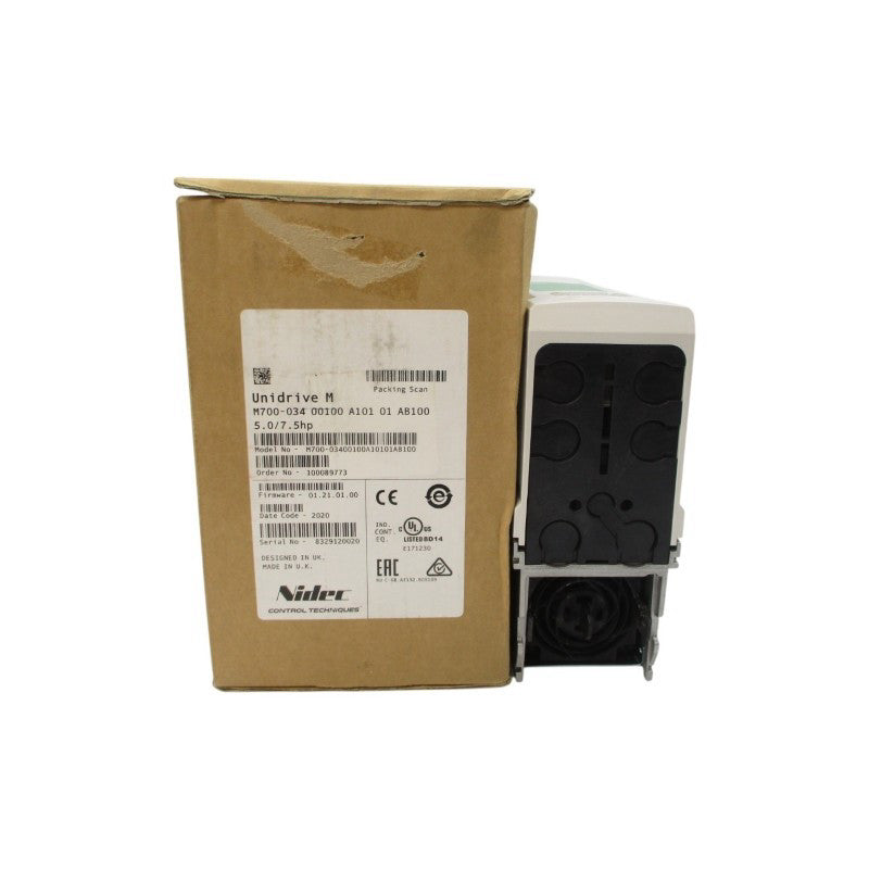 NIDEC CONTROL TECHNIQUES M700-03400100A10101AB100 380-480V 15.6A NSMP