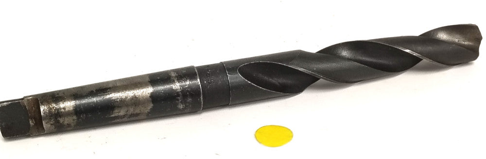 UNBRANDED 59/64" 2 FLUTE DRILL BIT W/MORSE TAPER 10-1/2" OAL HSS