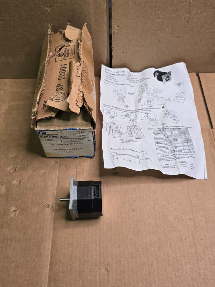 PACIFIC SCIENTIFIC POWERMAX II 1.8 STEP MOTOR, P21NSXD-LNN-NS-02! NEW IN BOX!M/O