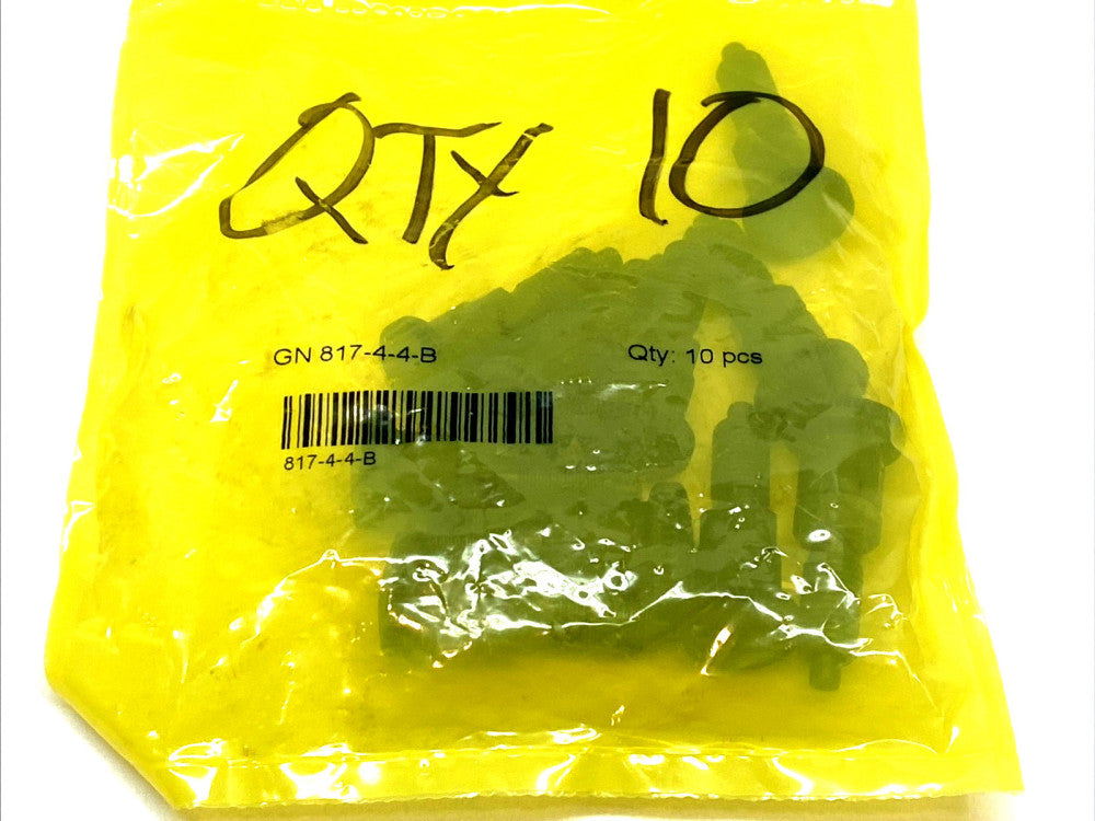 GN 817‑4‑4‑B Indexing Plunger Steel Non Lock‑Out Spring Plunger PKG OF 10