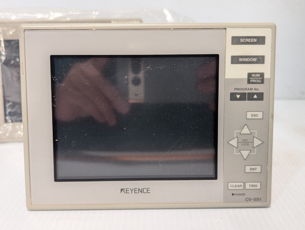 Keyence CV-551 Operator Interface, machine vision system