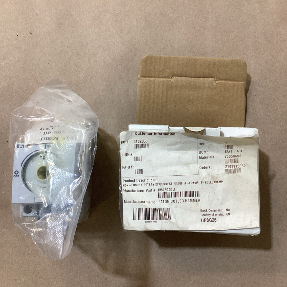 EATON CORPORATION R5A3040U / R5A3040U (BRAND NEW) 40 Amp